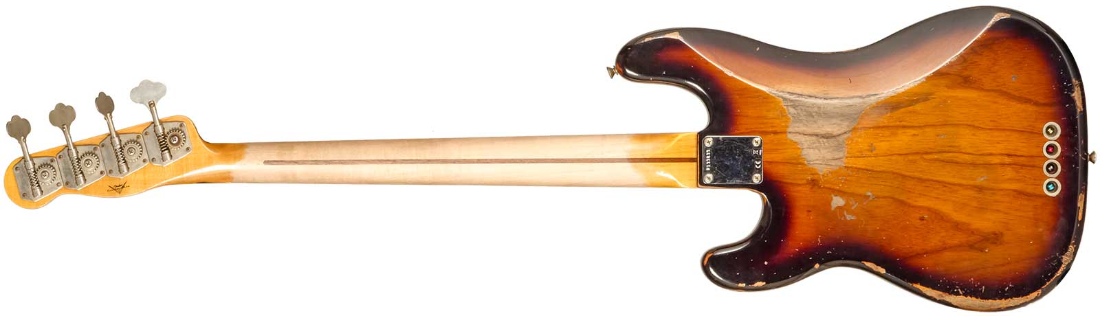 Fender Custom Shop Precision Bass 1955 Mn #r133839 - Heavy Relic 2-color Sunburst - Solid body electric bass - Variation 1