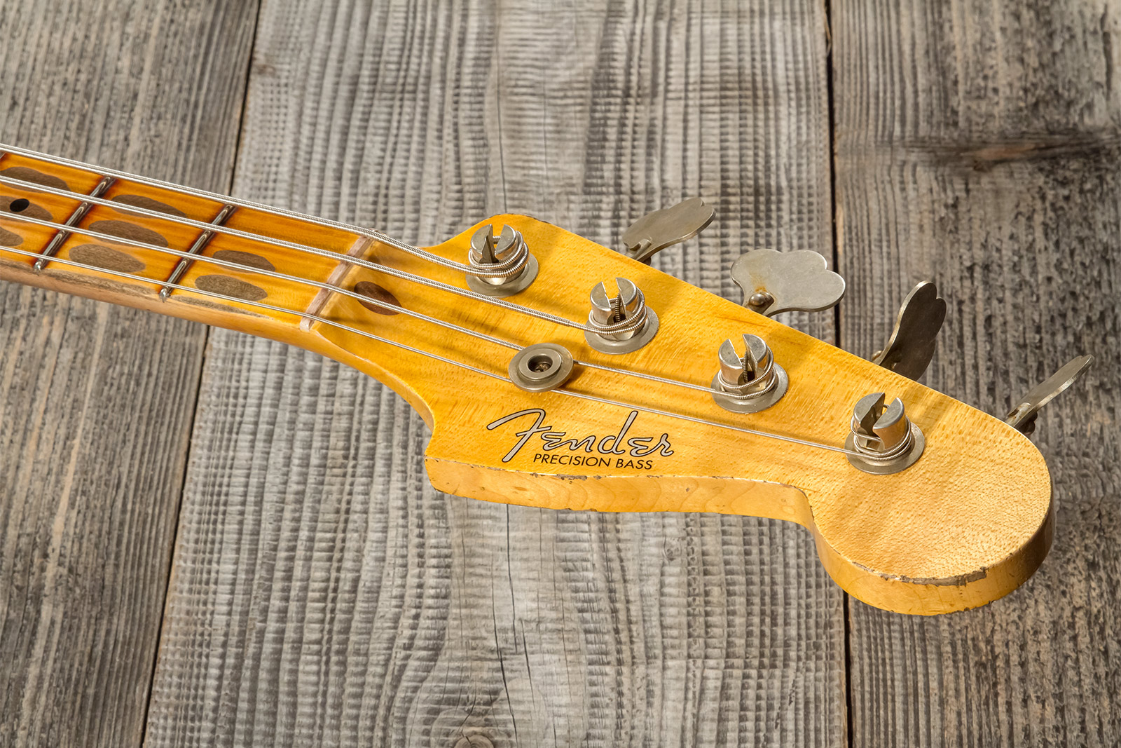 Fender Custom Shop Precision Bass 1958 Mn #cz573256 - Heavy Relic 3-color Sunburst - Solid body electric bass - Variation 10