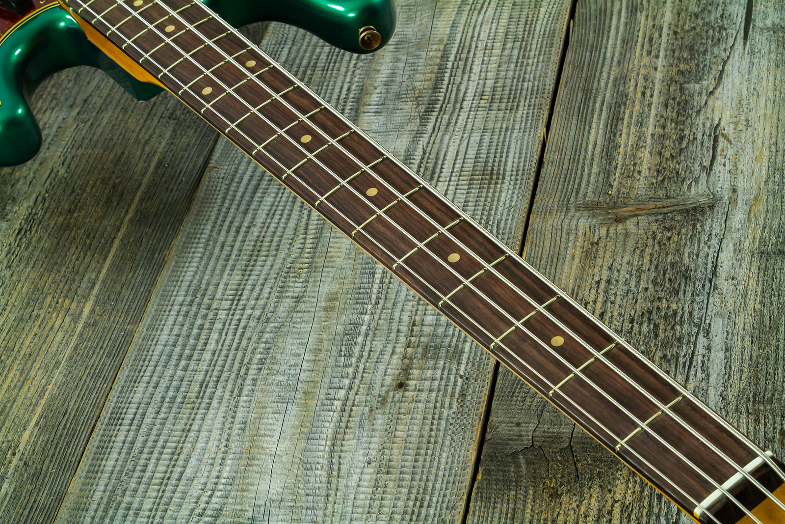 Fender Custom Shop Precision Bass 1960 Rw #cz590976 - Relic British Racing Green - Solid body electric bass - Variation 6