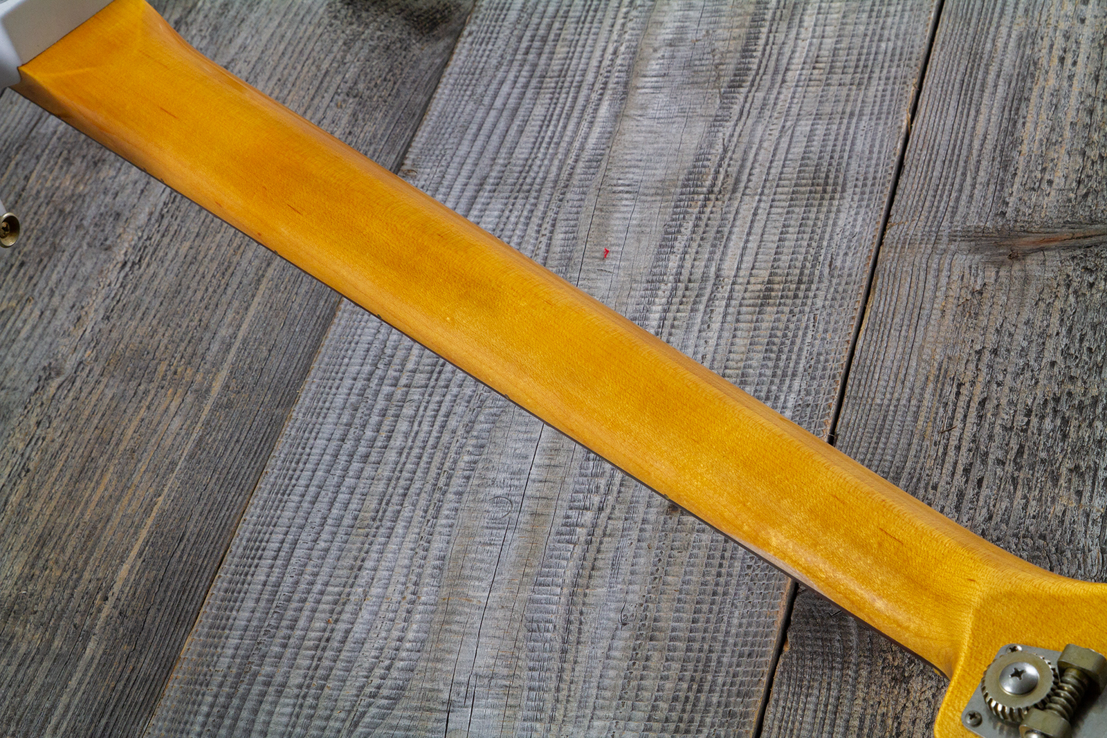 Fender Custom Shop Precision Bass 1960 Rw #r140276 - Journeyman Relic White Blonde - Solid body electric bass - Variation 9