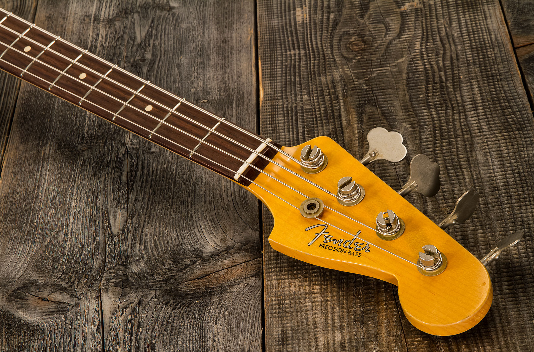 Fender Custom Shop Precision Bass 1961 Rw #cz556533 - Relic 3-color Sunburst - Solid body electric bass - Variation 5