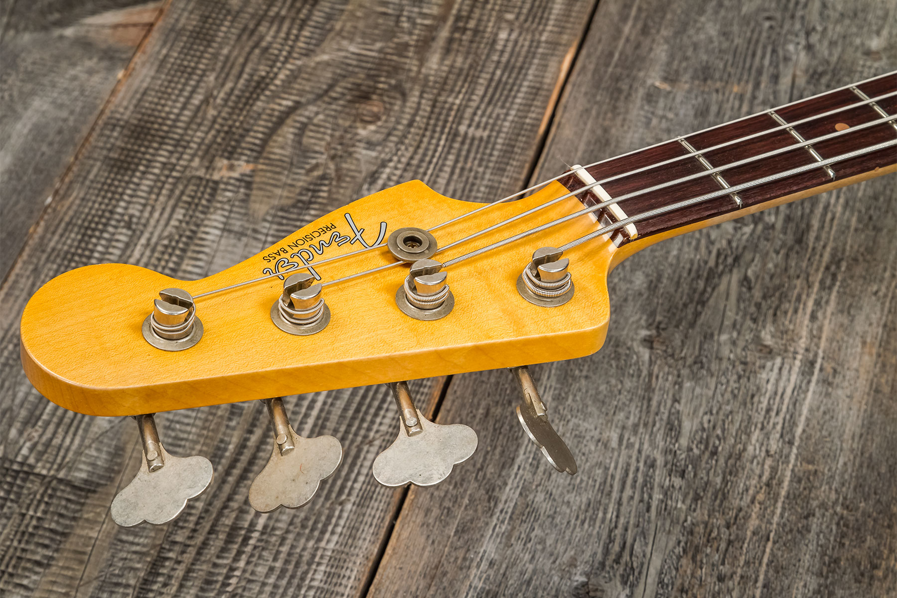 Fender Custom Shop Precision Bass 1963 Rw #cz56919 - Journeyman Relic 3-color Sunburst - Solid body electric bass - Variation 8