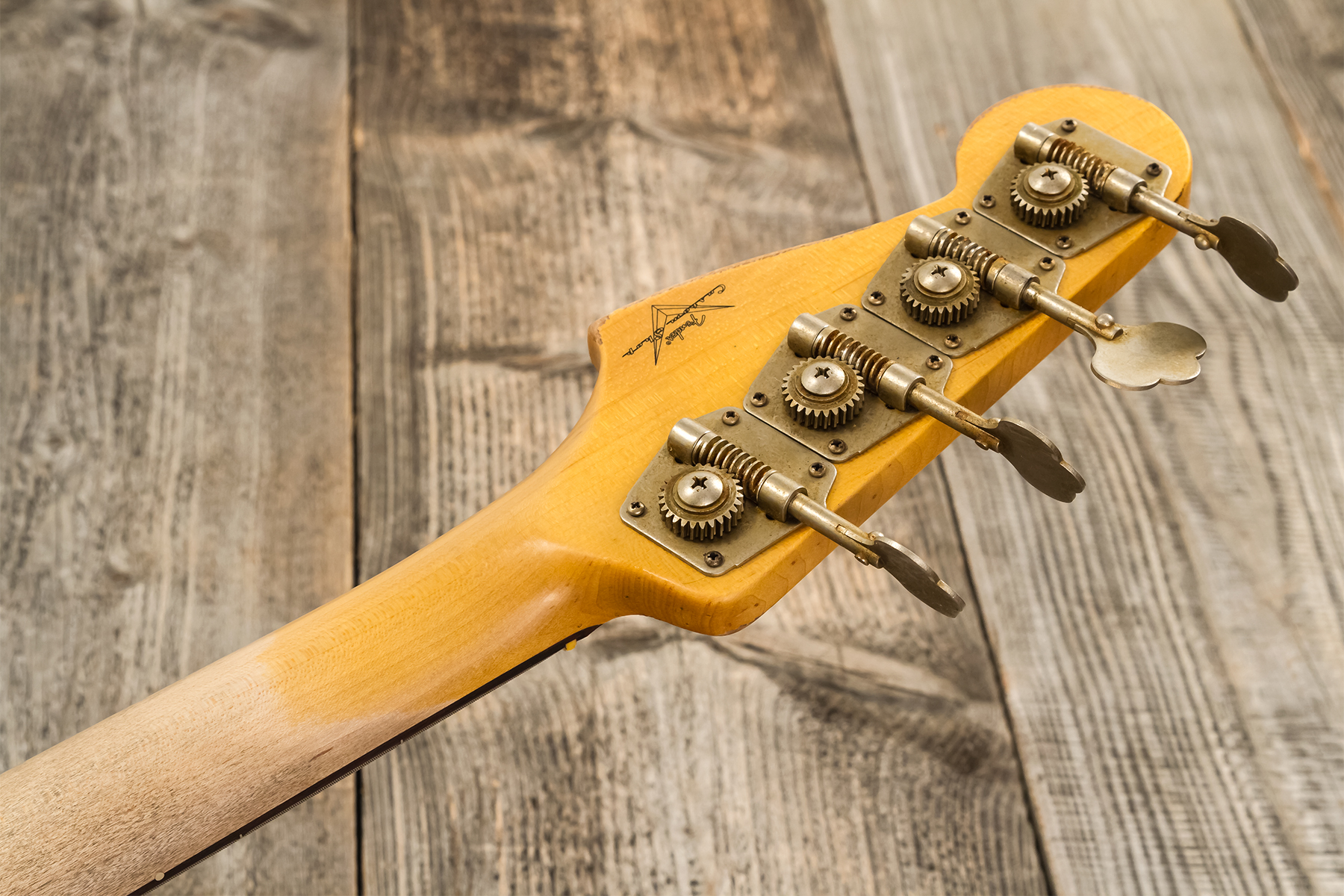 Fender Custom Shop Precision Bass 1964 Rw #r135935 - Heavy Relic Lake Placid Blue - Solid body electric bass - Variation 9