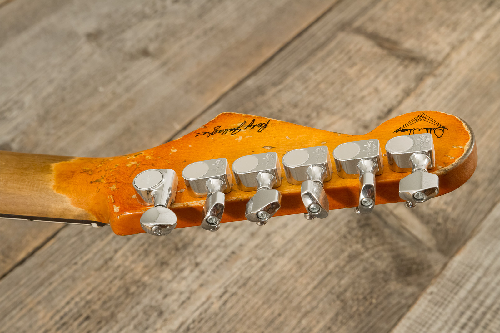 Fender Custom Shop Rory Gallagher Strat Masterbuilt D.wilson Signature 3s Trem Rw #cz574478 - Heavy Relic 3-color Sunburst - Str shape electric guitar