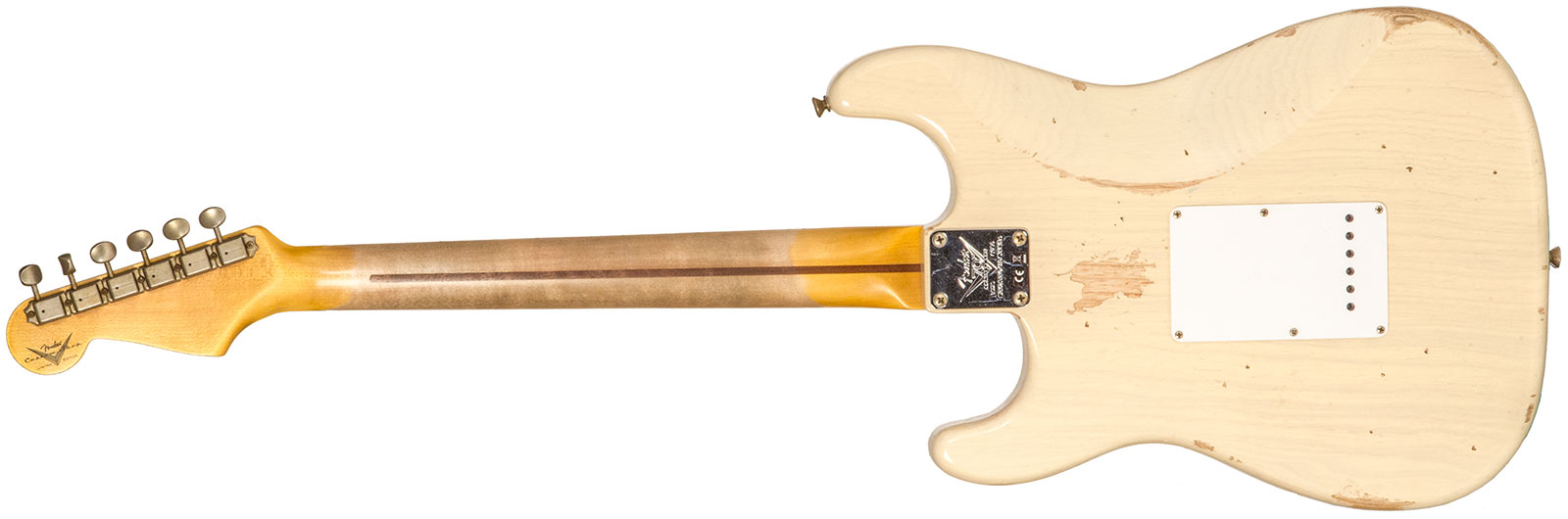 Fender Custom Shop Strat 1954 70th Anniv. 3s Trem Mn #xn4342 - Relic Vintage Blonde - Str shape electric guitar - Variation 1