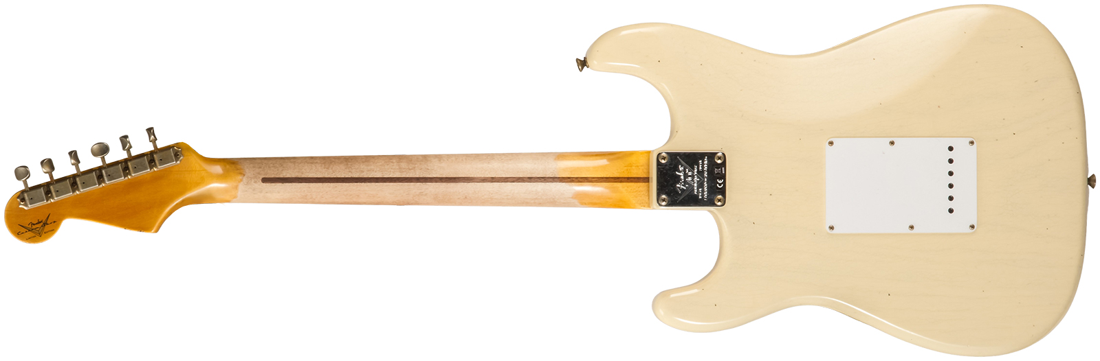 Fender Custom Shop Strat 1954 70th Anniv. 3s Trem Mn #xn4409 - Journeyman Relic Vintage Blonde - Str shape electric guitar - Variation 1