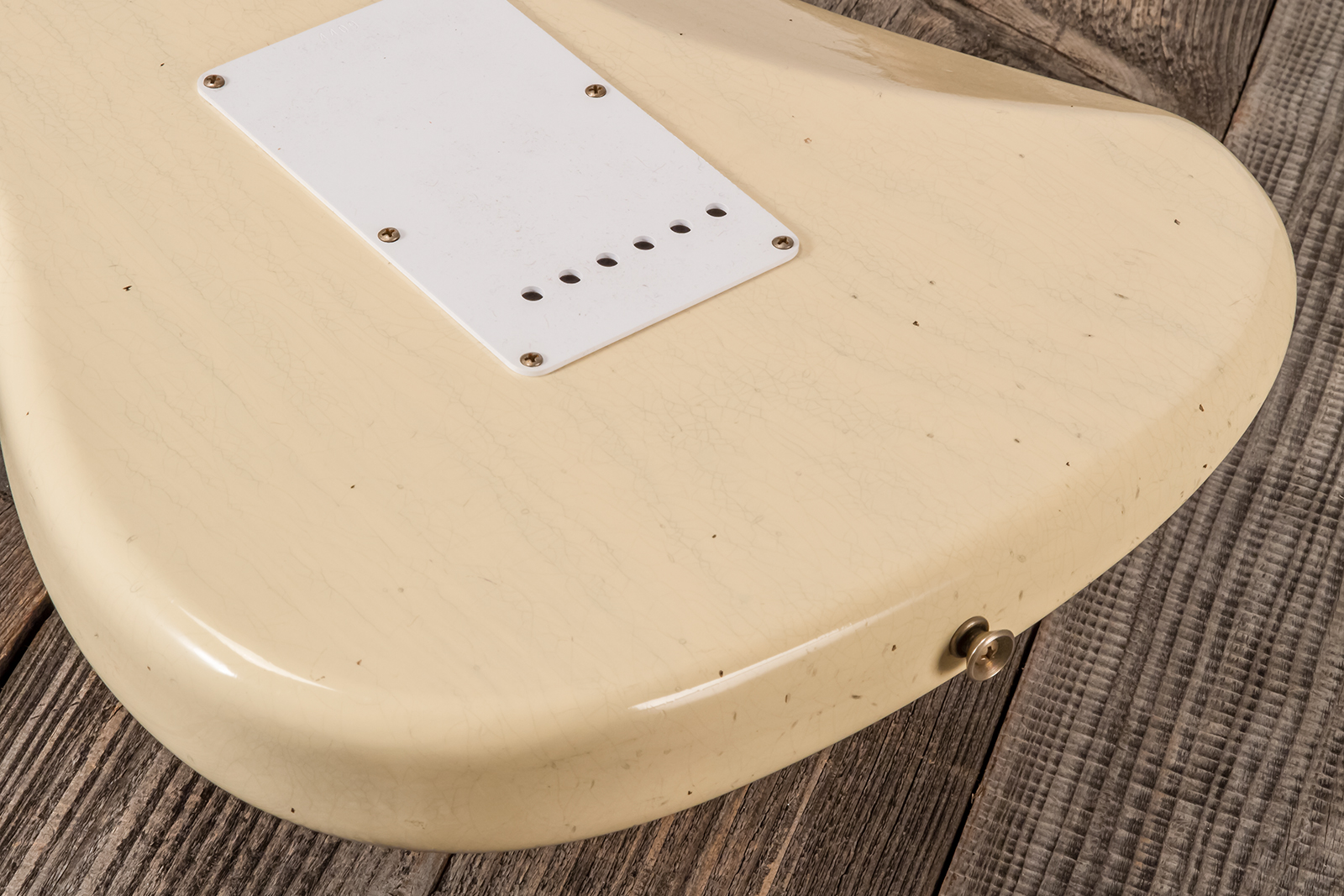 Fender Custom Shop Strat 1954 70th Anniv. 3s Trem Mn #xn4409 - Journeyman Relic Vintage Blonde - Str shape electric guitar - Variation 7