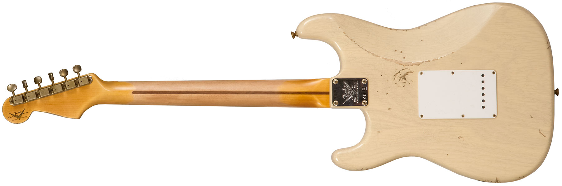 Fender Custom Shop Strat 1954 70th Anniv. 3s Trem Mn #xn5051 - Relic Vintage Blonde - Str shape electric guitar - Variation 1