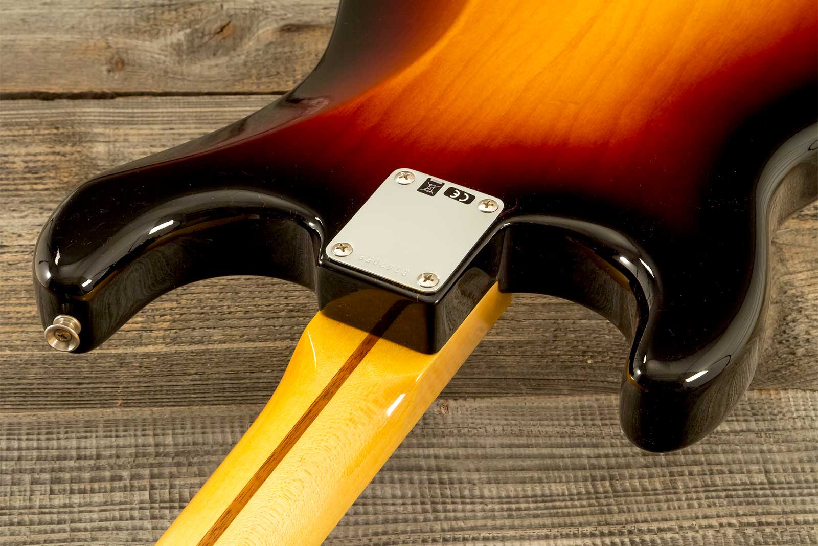 Fender Custom Shop Strat 1955 Vintage Custom Hardtail 3s Ht Mn #r142055 - Time Capsule 2-color Sunburst - Str shape electric guitar - Variation 10