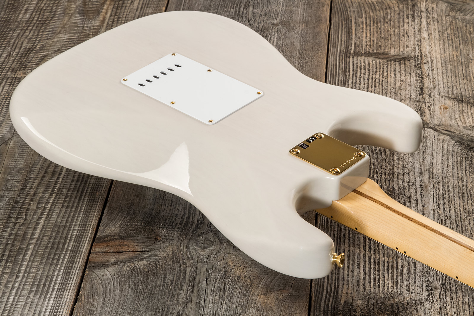 Fender Custom Shop Strat 1957 3s Trem Mn #r125475 - Nos White Blonde - Str shape electric guitar - Variation 5
