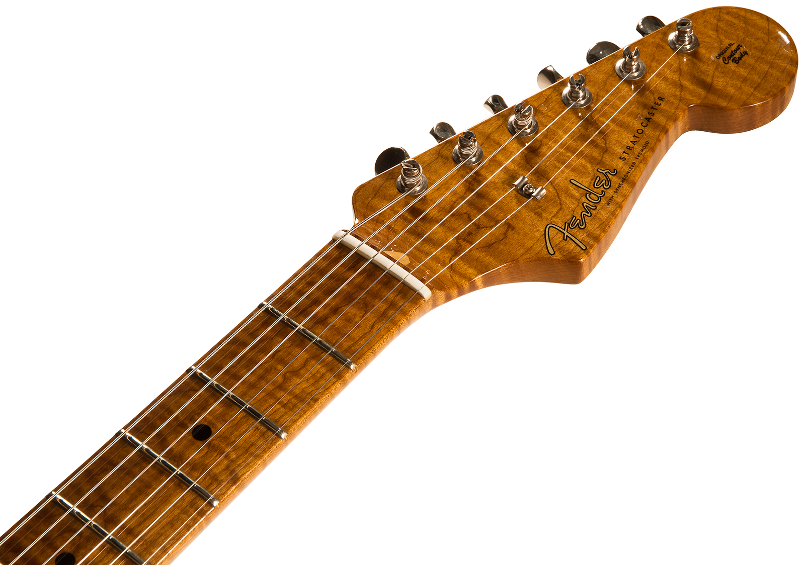 Fender Custom Shop Strat 1957 3s Trem Mn #r116646 - Lush Closet Classic Vintage Blonde - Str shape electric guitar - Variation 3