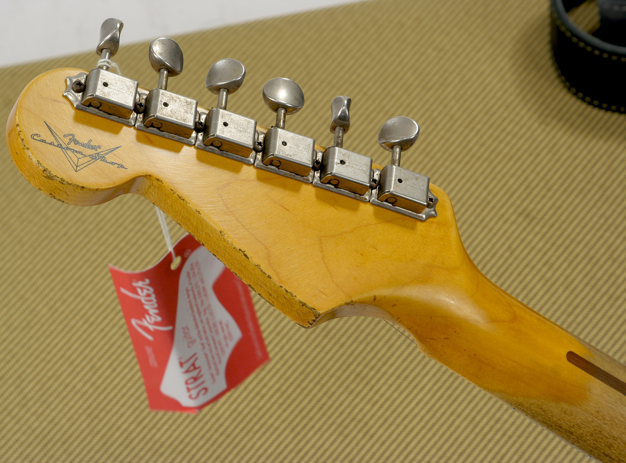 Fender Custom Shop Strat 1958 Mn R84229 - Heavy Relic, Candy Tangerine - Str shape electric guitar - Variation 6