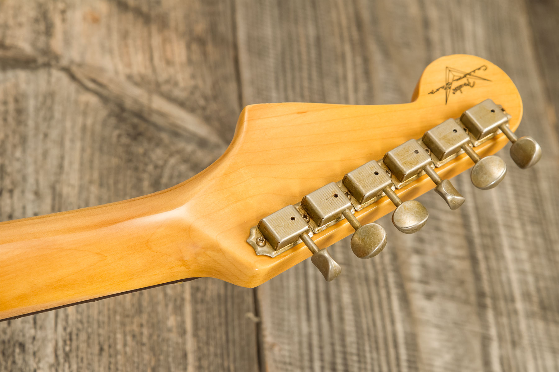 Fender Custom Shop Strat 1959 3s Trem Rw #r138342 - Relic Sonic Blue - Str shape electric guitar - Variation 7