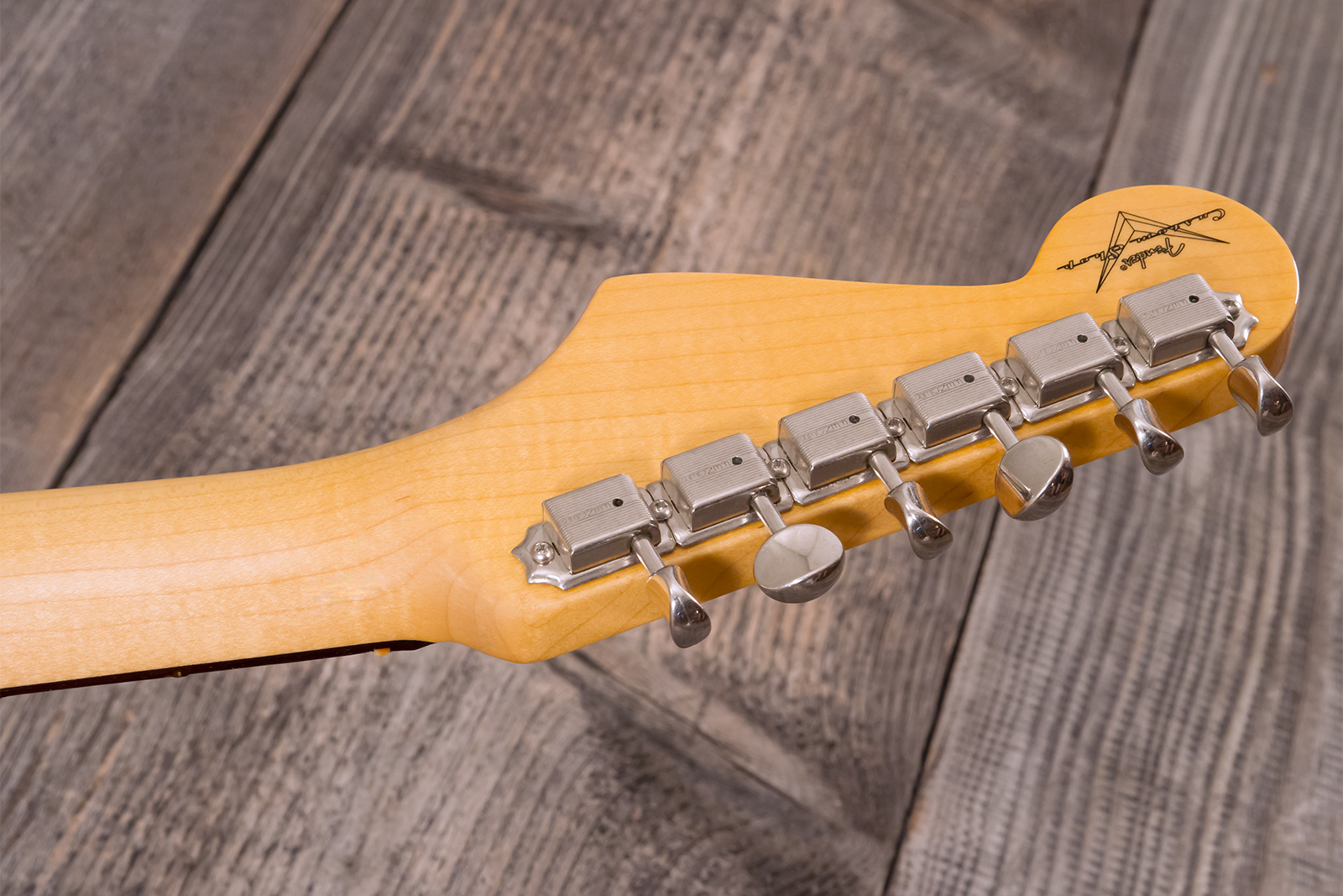 Fender Custom Shop Strat 1959 3s Trem Rw #r143419 - Time Capsule Sonic Blue - Str shape electric guitar - Variation 13