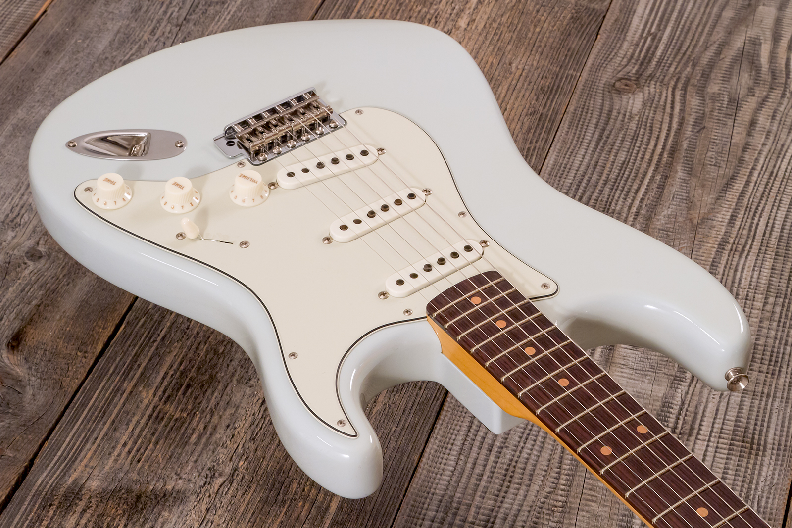 Fender Custom Shop Strat 1959 3s Trem Rw #r143419 - Time Capsule Sonic Blue - Str shape electric guitar - Variation 2