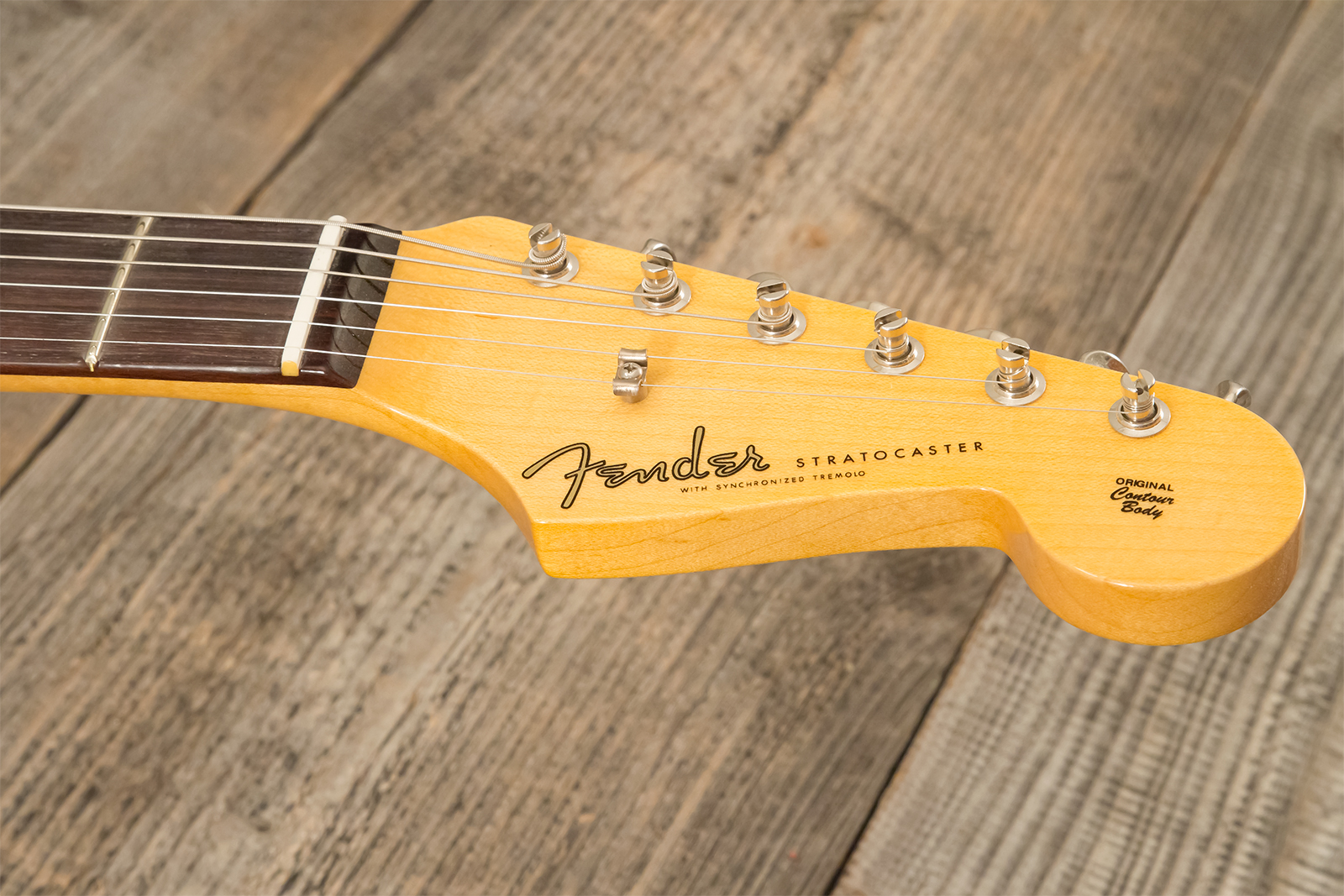 Fender Custom Shop Strat 1959 3s Trem Rw #r144343 - Time Capsule Fiesta Red - Str shape electric guitar - Variation 10