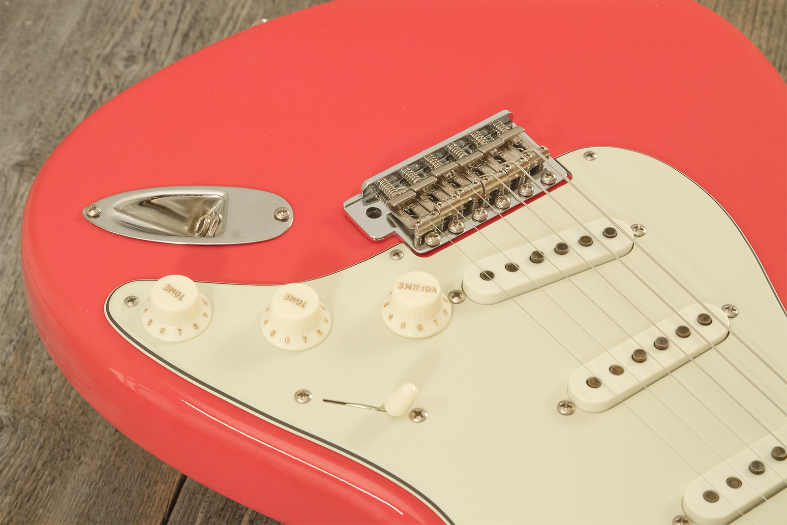 Fender Custom Shop Strat 1959 3s Trem Rw #r144343 - Time Capsule Fiesta Red - Str shape electric guitar - Variation 3