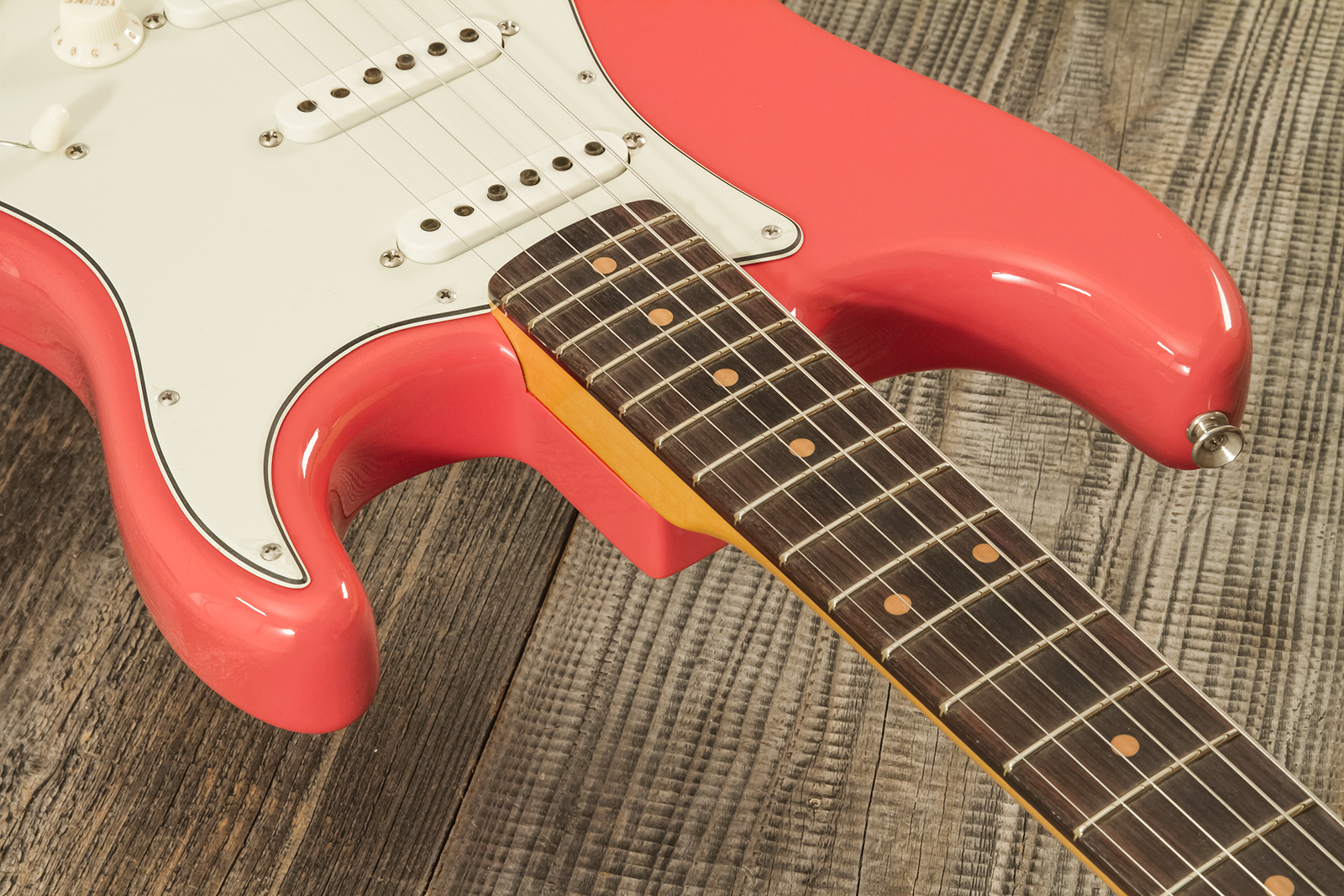 Fender Custom Shop Strat 1959 3s Trem Rw #r144343 - Time Capsule Fiesta Red - Str shape electric guitar - Variation 4