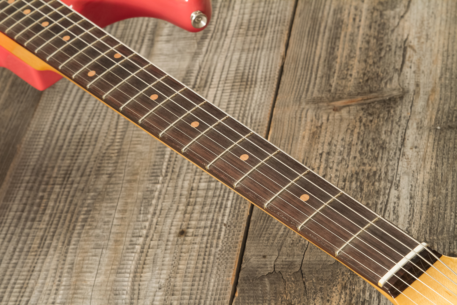 Fender Custom Shop Strat 1959 3s Trem Rw #r144343 - Time Capsule Fiesta Red - Str shape electric guitar - Variation 5