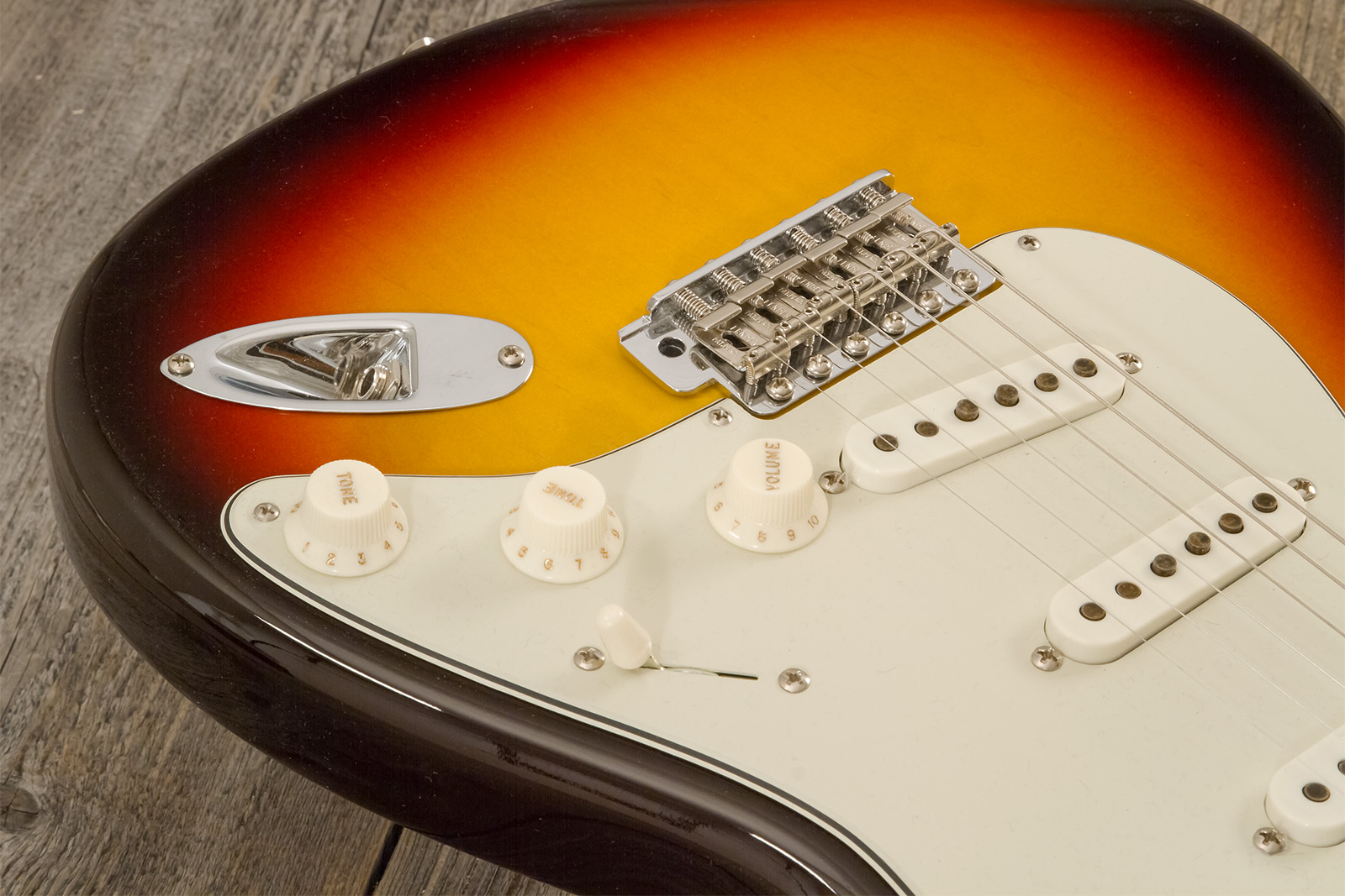 Fender Custom Shop Strat 1959 3s Trem Rw #r146037 - Time Capsule 3-color Sunburst - Str shape electric guitar - Variation 3