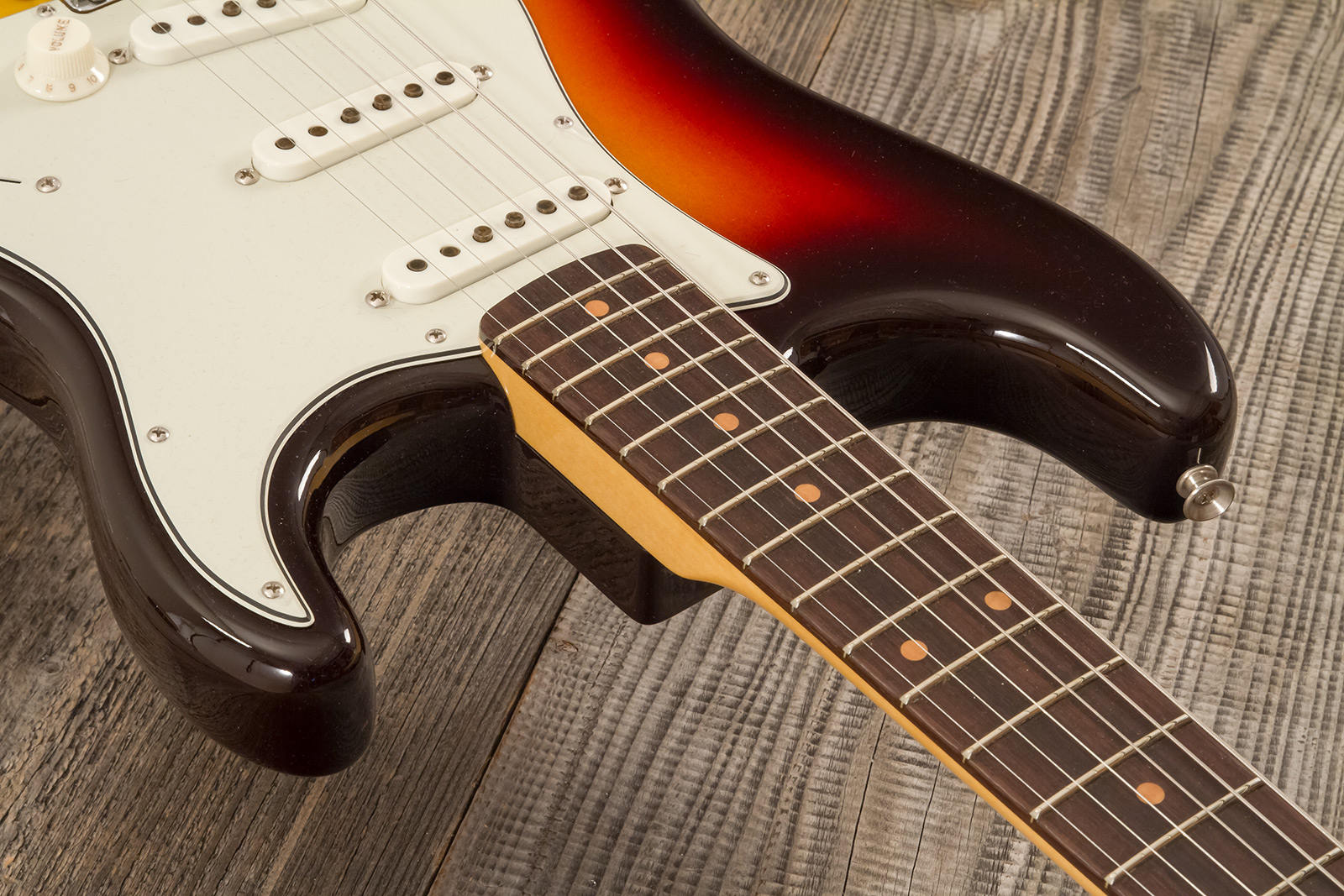 Fender Custom Shop Strat 1959 3s Trem Rw #r146037 - Time Capsule 3-color Sunburst - Str shape electric guitar - Variation 4