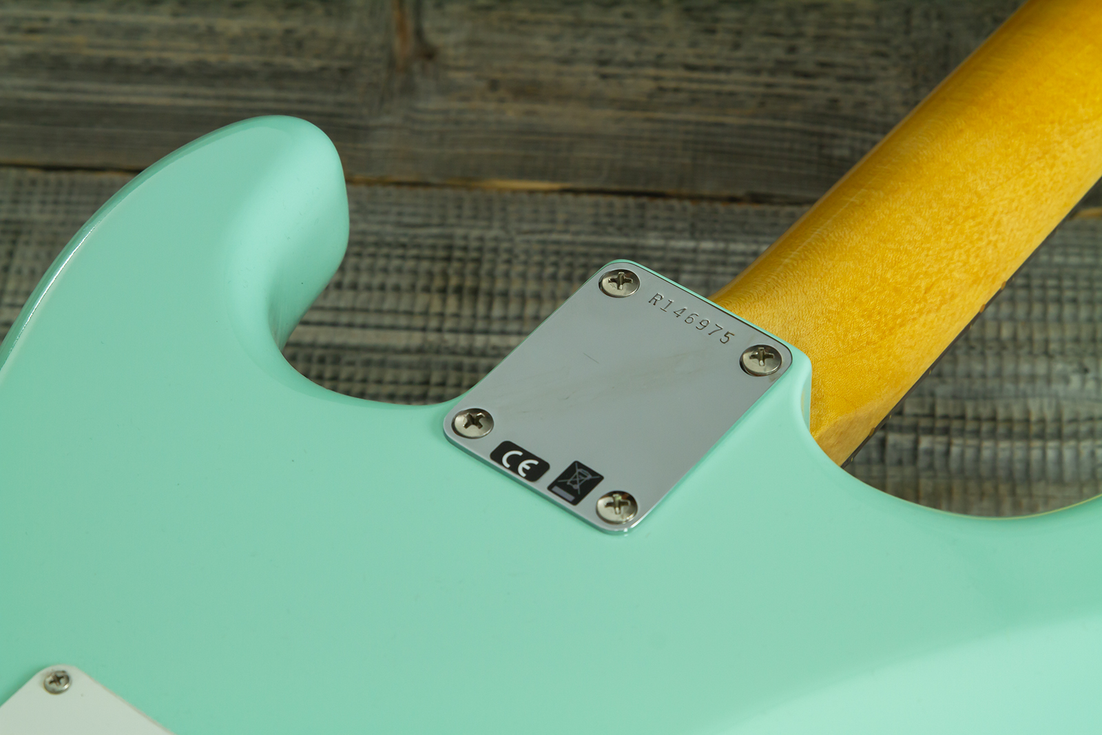 Fender Custom Shop Strat 1959 Vintage Custom 3s Trem Rw #r146975 - Time Capsule Faded Surf Green - Str shape electric guitar - Variation 9