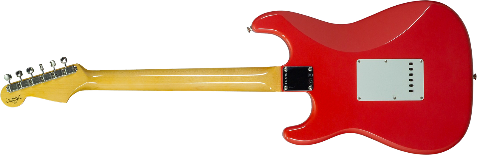 Fender Custom Shop Strat 1959 Vintage Custom 3s Trem Rw #r147785 - Time Capsule Fiesta Red - Str shape electric guitar - Variation 2