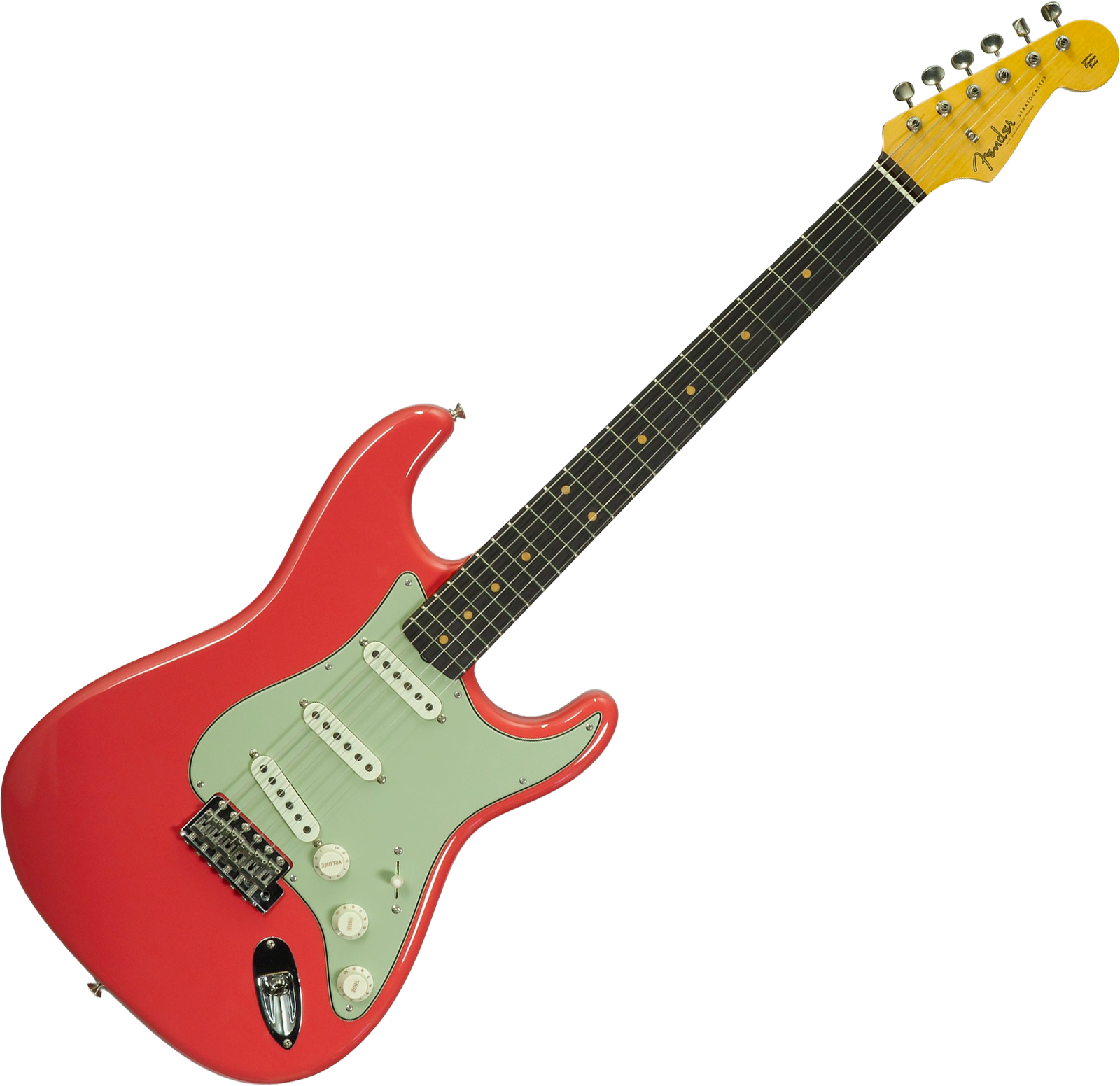 Fender Custom Shop Strat 1959 Vintage Custom 3s Trem Rw #r148219 - Time Capsule Fiesta Red - Str shape electric guitar - Variation 1