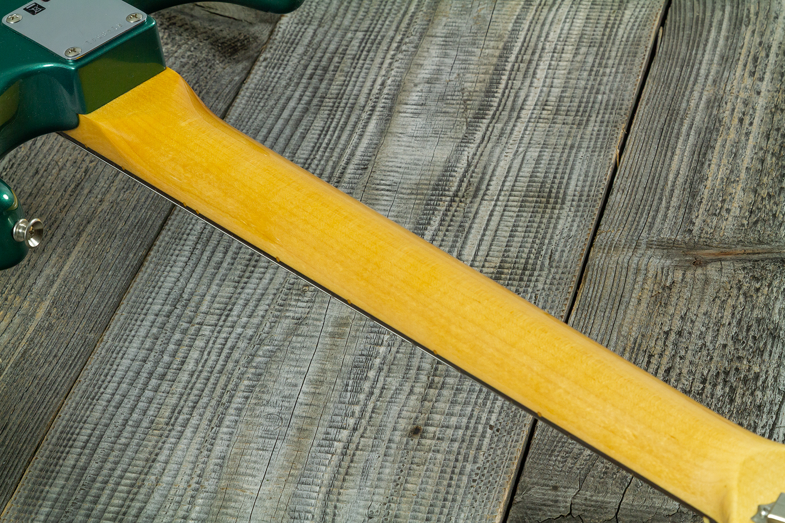 Fender Custom Shop Strat 1959 Vintage Custom 3s Trem Rw #r148541 - Time Capsule Sherwood Green Metallic - Str shape electric guitar - Variation 10