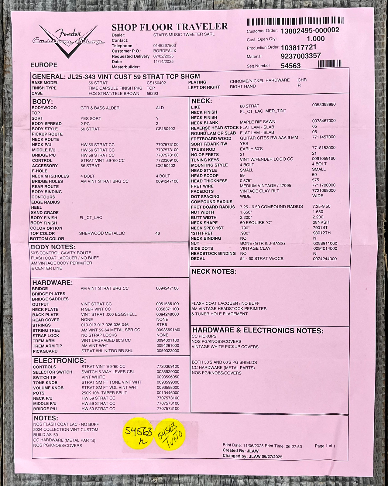 Fender Custom Shop Strat 1959 Vintage Custom 3s Trem Rw #r148541 - Time Capsule Sherwood Green Metallic - Str shape electric guitar - Variation 12