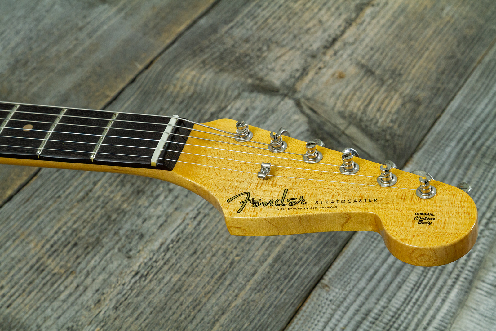 Fender Custom Shop Strat 1959 Vintage Custom 3s Trem Rw #r148541 - Time Capsule Sherwood Green Metallic - Str shape electric guitar - Variation 7