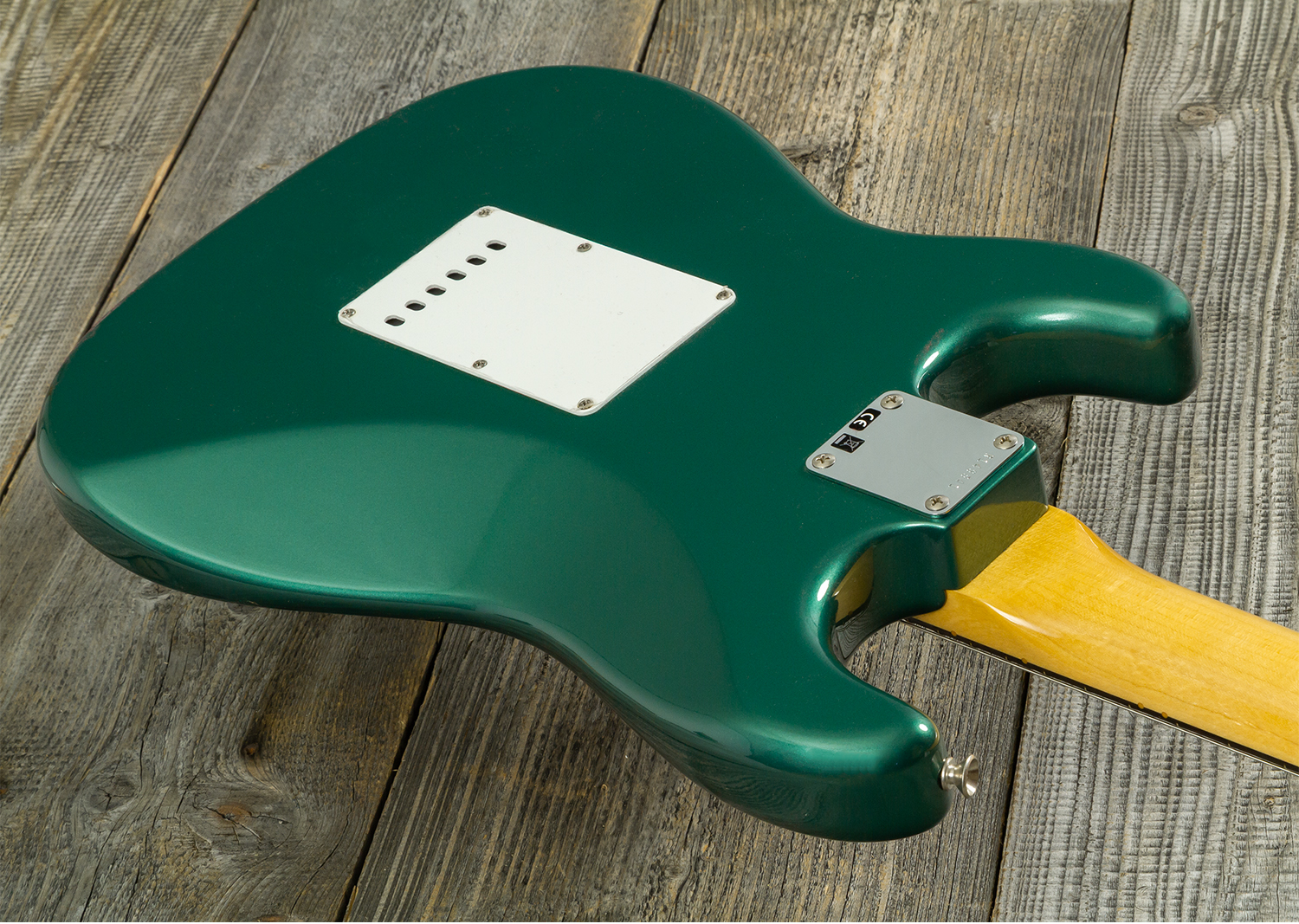 Fender Custom Shop Strat 1959 Vintage Custom 3s Trem Rw #r148541 - Time Capsule Sherwood Green Metallic - Str shape electric guitar - Variation 8