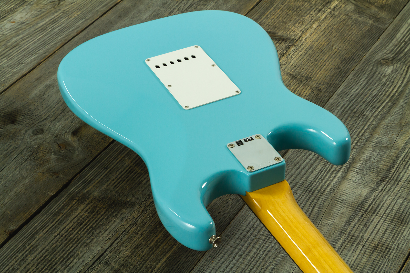 Fender Custom Shop Strat 1959 Vintage Custom 3s Trem Rw #r150835 - Time Capsule Daphne Blue - Str shape electric guitar - Variation 12