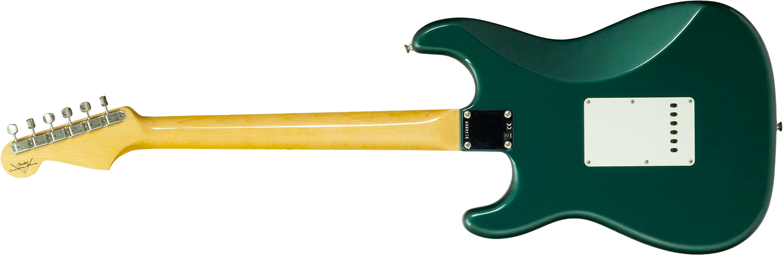 Fender Custom Shop Strat 1962 Vintage Custom 3s Trem Mn #r146869 - Time Capsule Sherwood Green Metallic - Str shape electric guitar - Variation 1