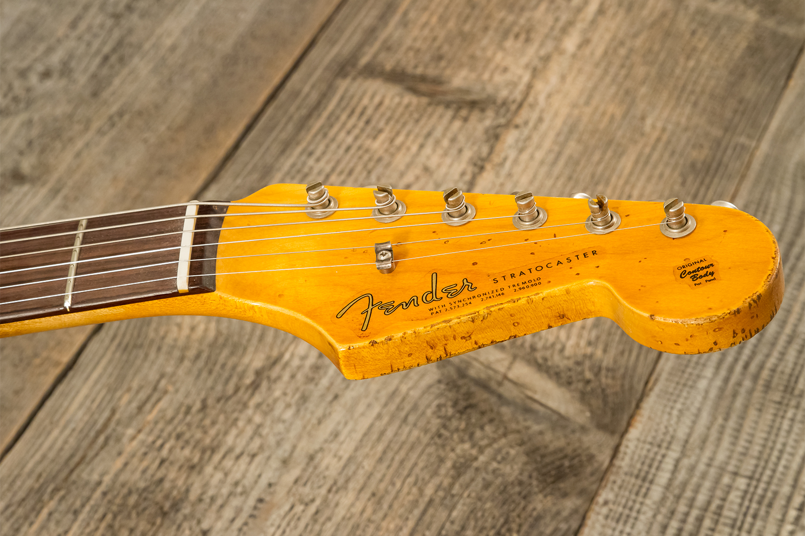 Fender Custom Shop Strat 1963 3s Trem Rw #r139911 - Relic Lake Placid Blue - Str shape electric guitar - Variation 6