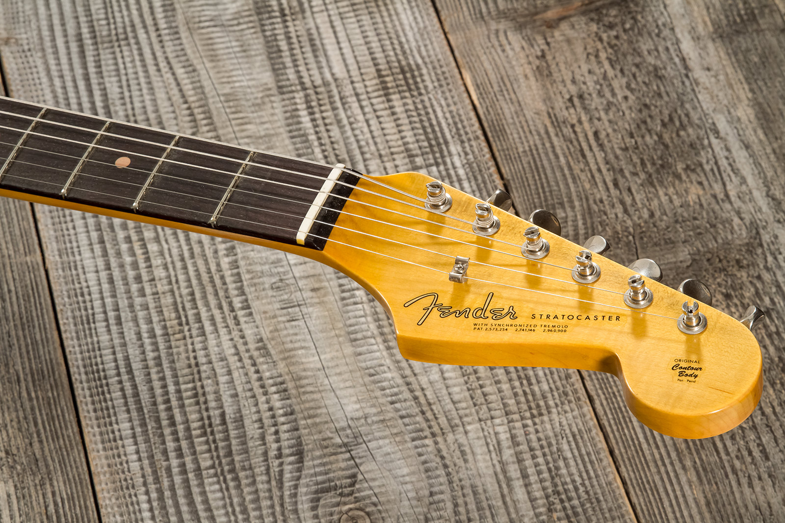 Fender Custom Shop Strat 1964 3s Trem Rw #cz570381 - Journeyman Relic Aged Surf Green - Str shape electric guitar - Variation 7