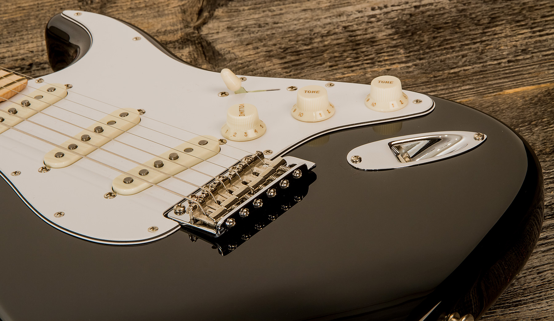 Fender Custom Shop Strat 1969 3s Trem Mn #r123423 - Nos Black - Str shape electric guitar - Variation 3