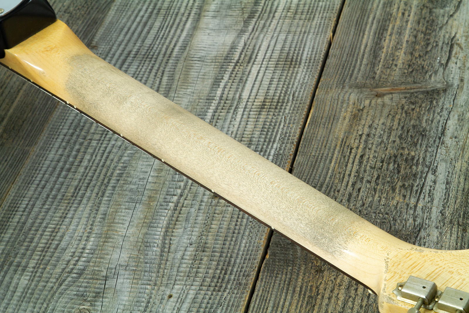 Fender Custom Shop Strat 60s Mb A.hicks 3s Trem Rw #4681 #ah0416 - Relic 3-color Sunburst - Str shape electric guitar - Variation 11