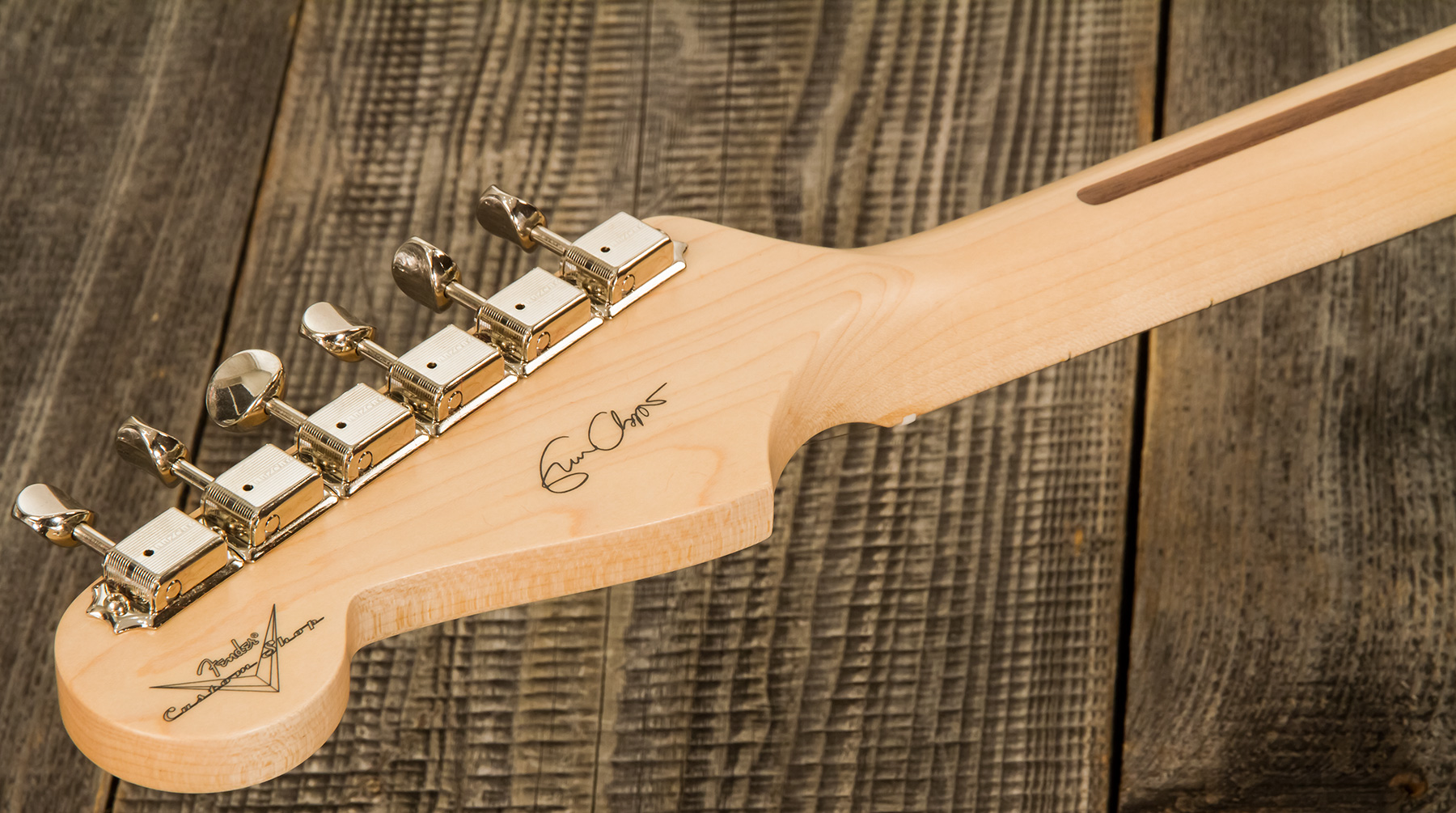 Fender Custom Shop Strat Eric Clapton Signature 3s Trem Mn #cz562539 - Nos Mercedes Blue - Str shape electric guitar - Variation 9