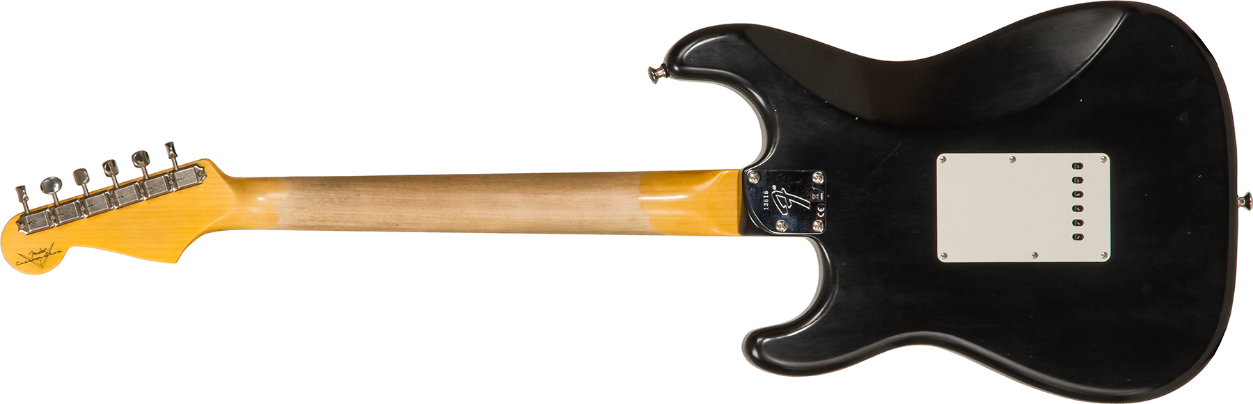 Fender Custom Shop Strat Postmodern 3s Trem Rw #xn13616 - Journeyman Relic Aged Black - Str shape electric guitar - Variation 1