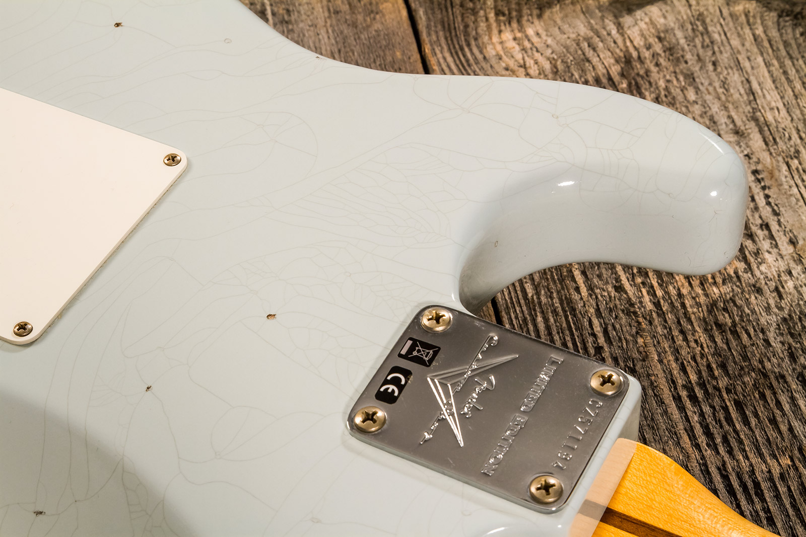 Fender Custom Shop Strat Tomatillo Special 3s Trem Mn #cz571194 - Journeyman Relic Aged Sonic Blue - Str shape electric guitar - Variation 8