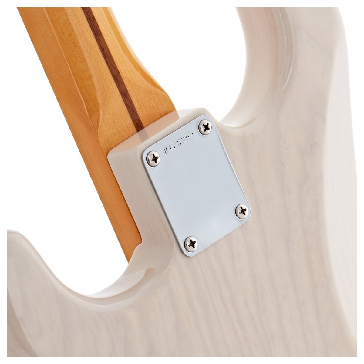 Fender Custom Shop Strat Vintage Custom 1955 Hardtail 3s Ht Mn - Time Capsule Package White Blonde - Str shape electric guitar - Variation 5