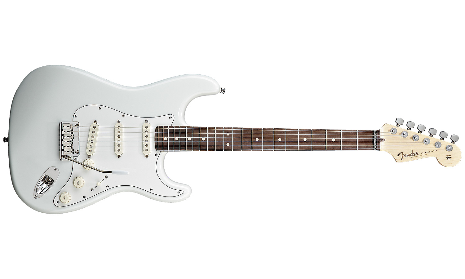 Fender Custom Shop Jeff Beck Strat Usa Rw - Olympic White - Str shape electric guitar - Variation 1