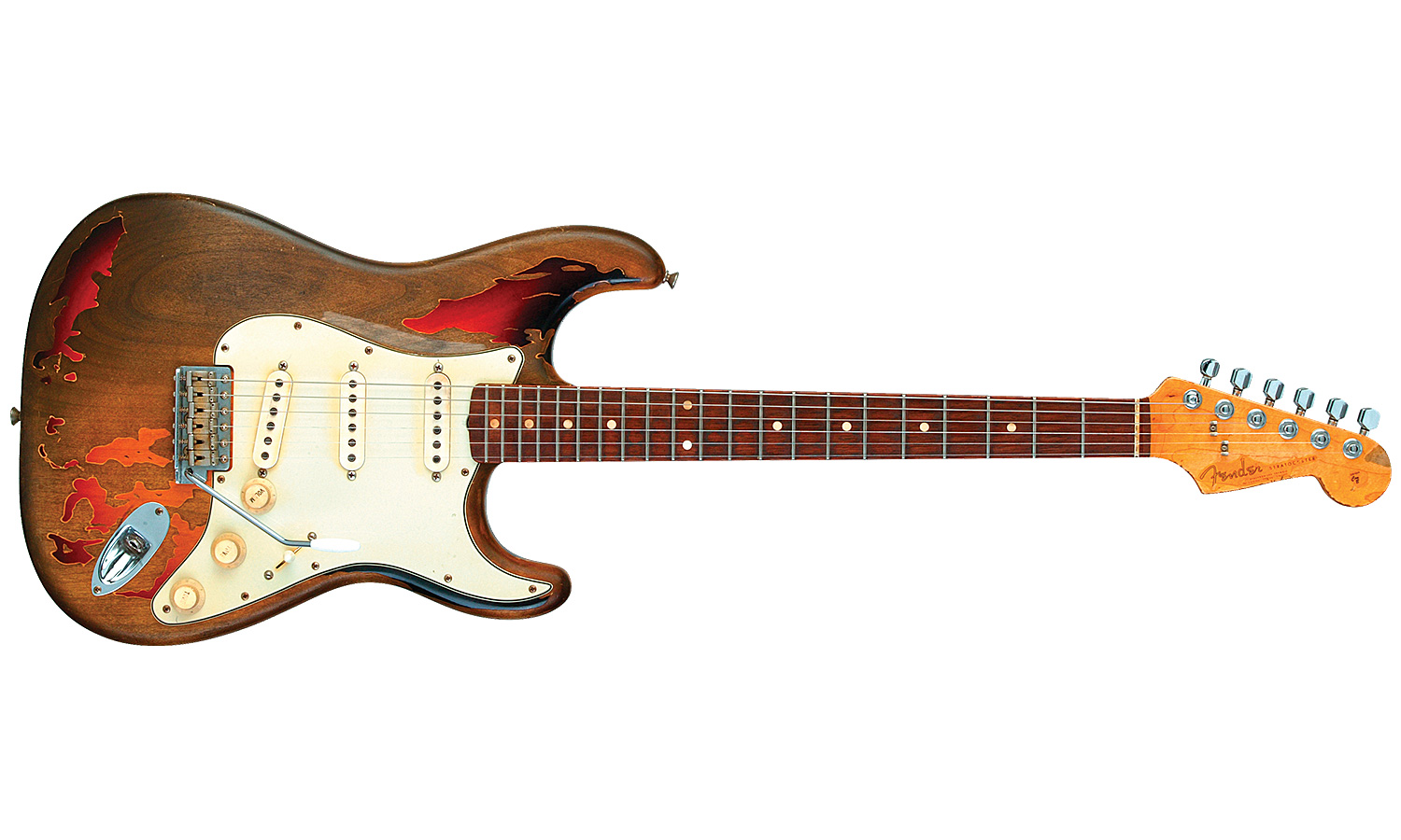 Fender Custom Shop Rory Gallagher Strat Rw - Relic 3-color Sunburst - Str shape electric guitar - Variation 1