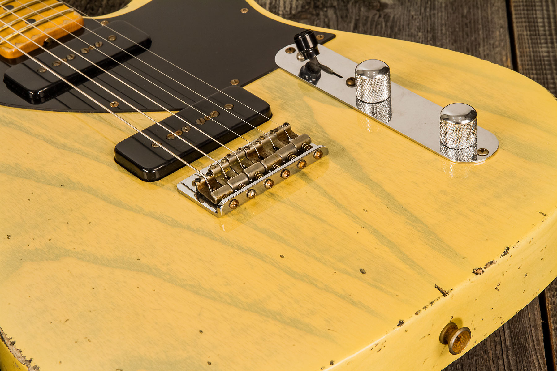 Fender Custom Shop Tele 1950 Masterbuilt J.smith Mn #r116221 - Relic Nocaster Blonde - Tel shape electric guitar - Variation 3