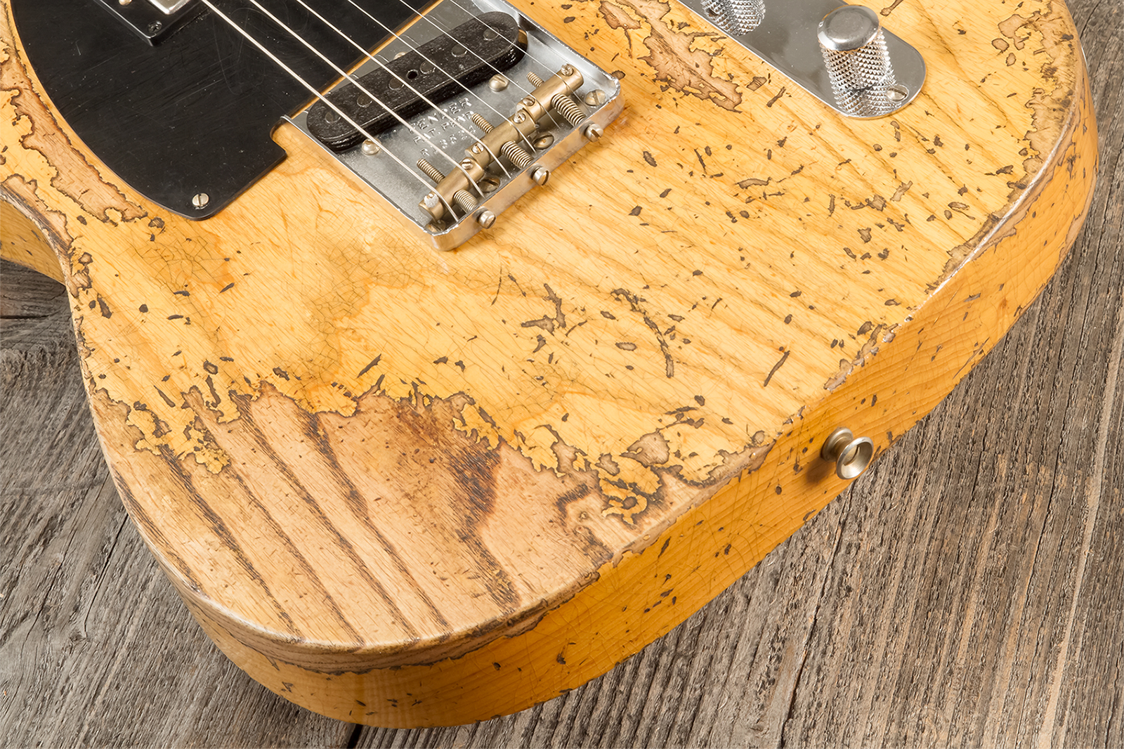 Fender Custom Shop Tele 1951 Sh Mn #r13524 - Super Heavy Relic Natural - Tel shape electric guitar - Variation 5