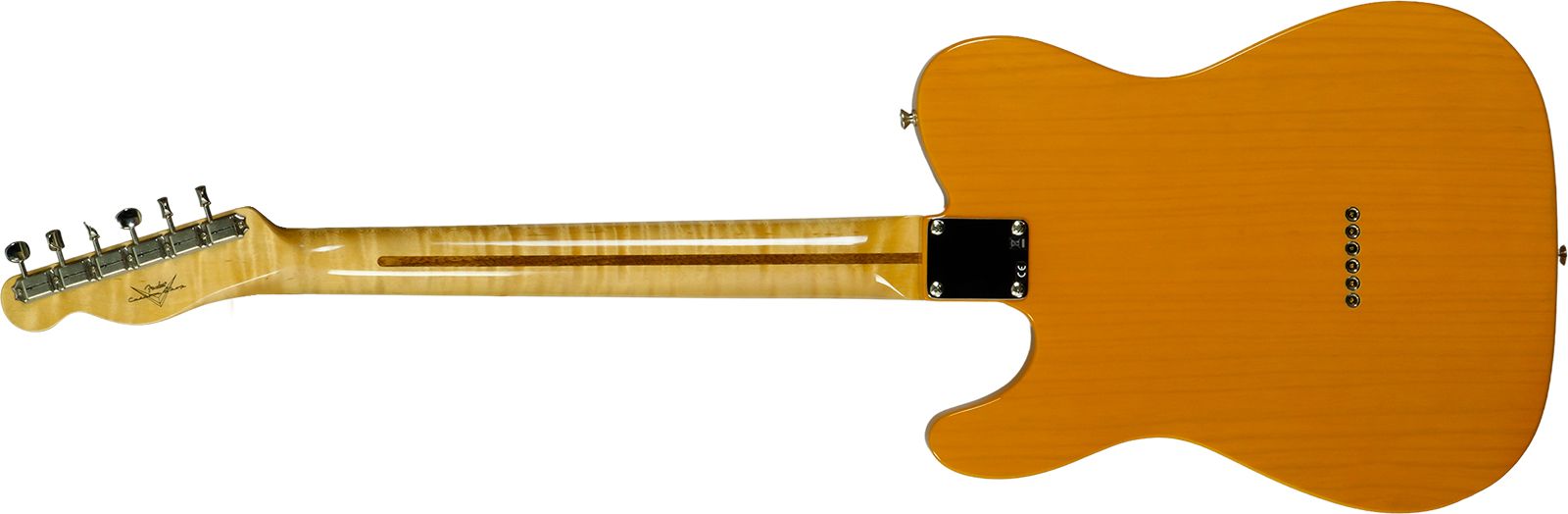 Fender Custom Shop Tele 1952 2s Ht Mn #r150200 - Nos Butterscotch Blonde - Tel shape electric guitar - Variation 2