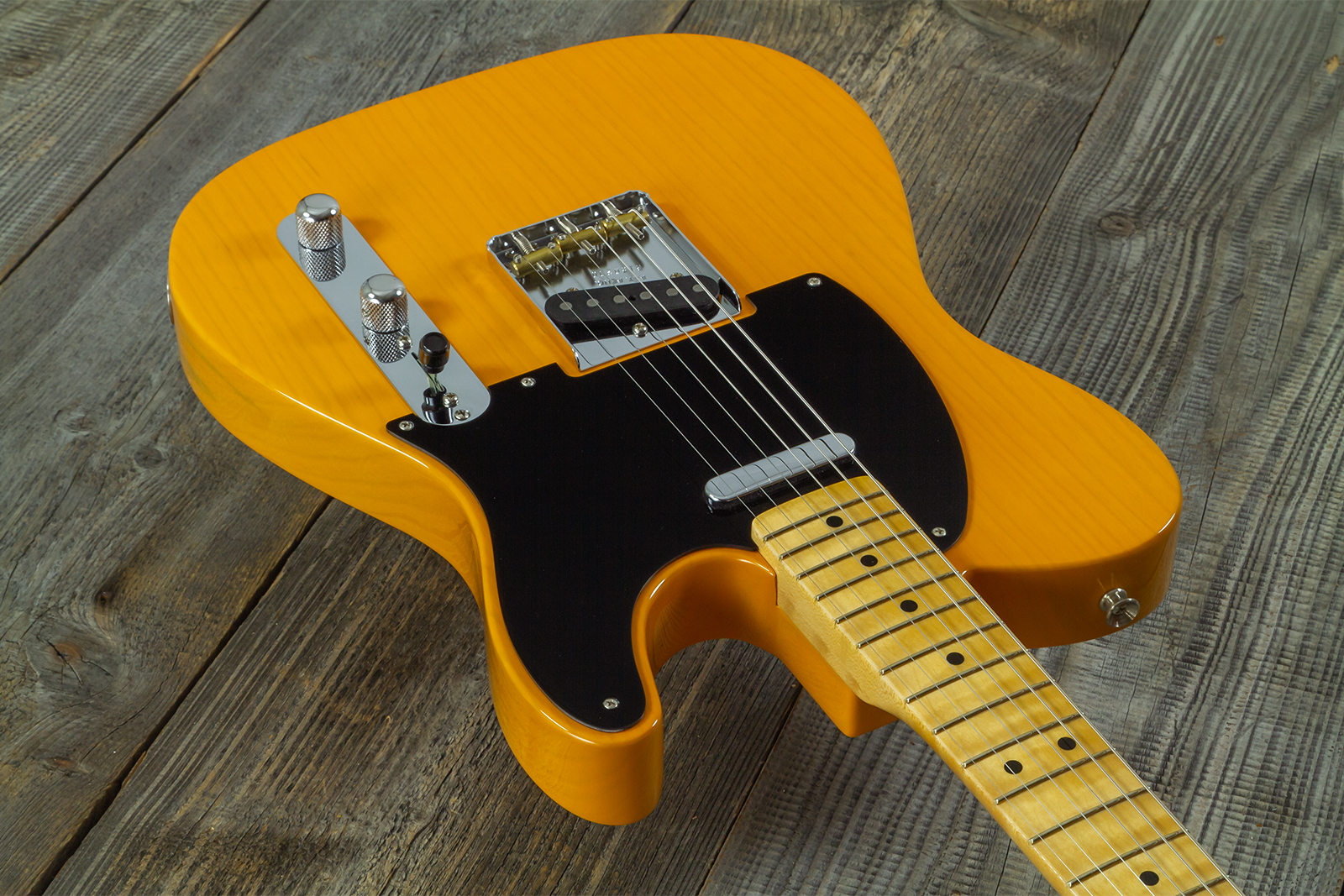 Fender Custom Shop Tele 1952 2s Ht Mn #r150200 - Nos Butterscotch Blonde - Tel shape electric guitar - Variation 3