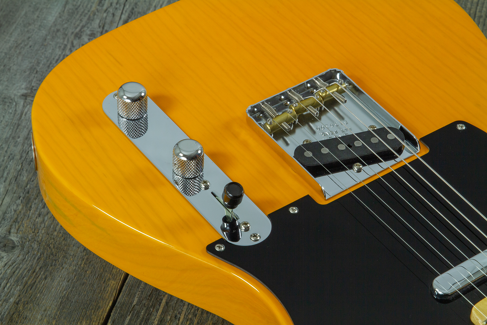 Fender Custom Shop Tele 1952 2s Ht Mn #r150200 - Nos Butterscotch Blonde - Tel shape electric guitar - Variation 4