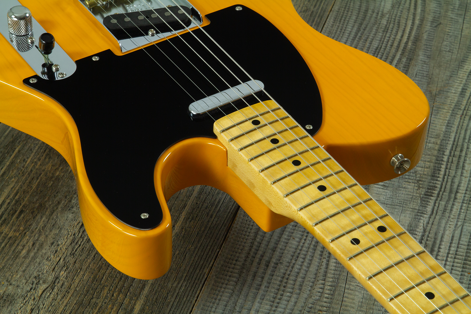 Fender Custom Shop Tele 1952 2s Ht Mn #r150200 - Nos Butterscotch Blonde - Tel shape electric guitar - Variation 5